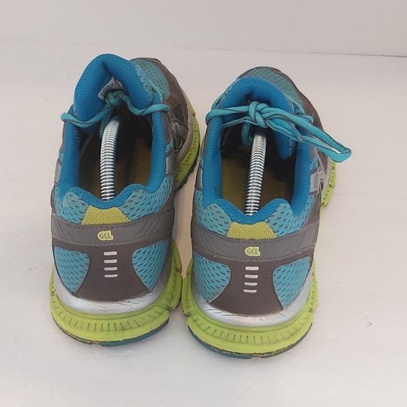 ASICS | Women's Gel Scram Running Shoes Blue Grey Size 7.5 - Picture 4 of 8